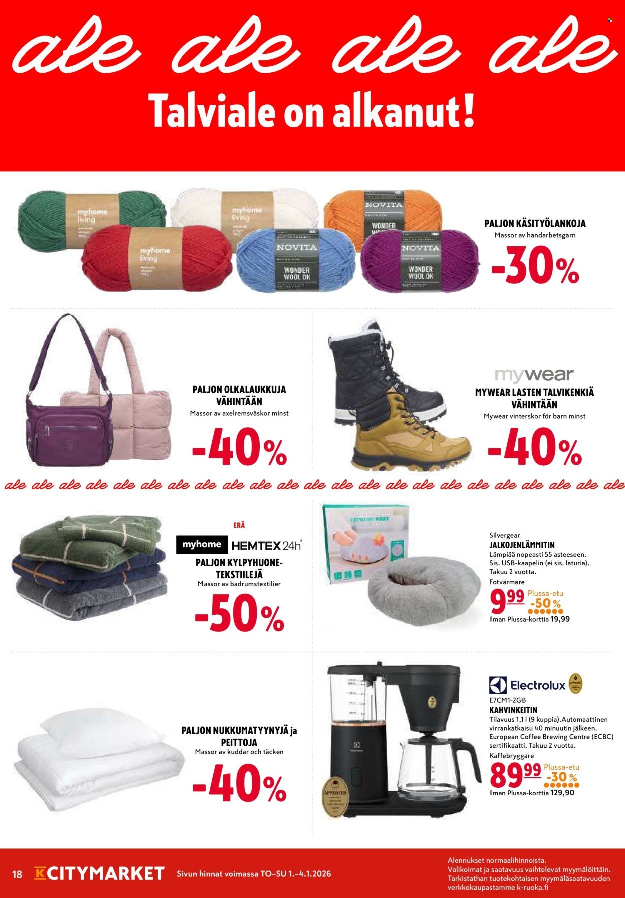K-CITYMARKET tarjoukset - Alkaen TO 1.1.2026