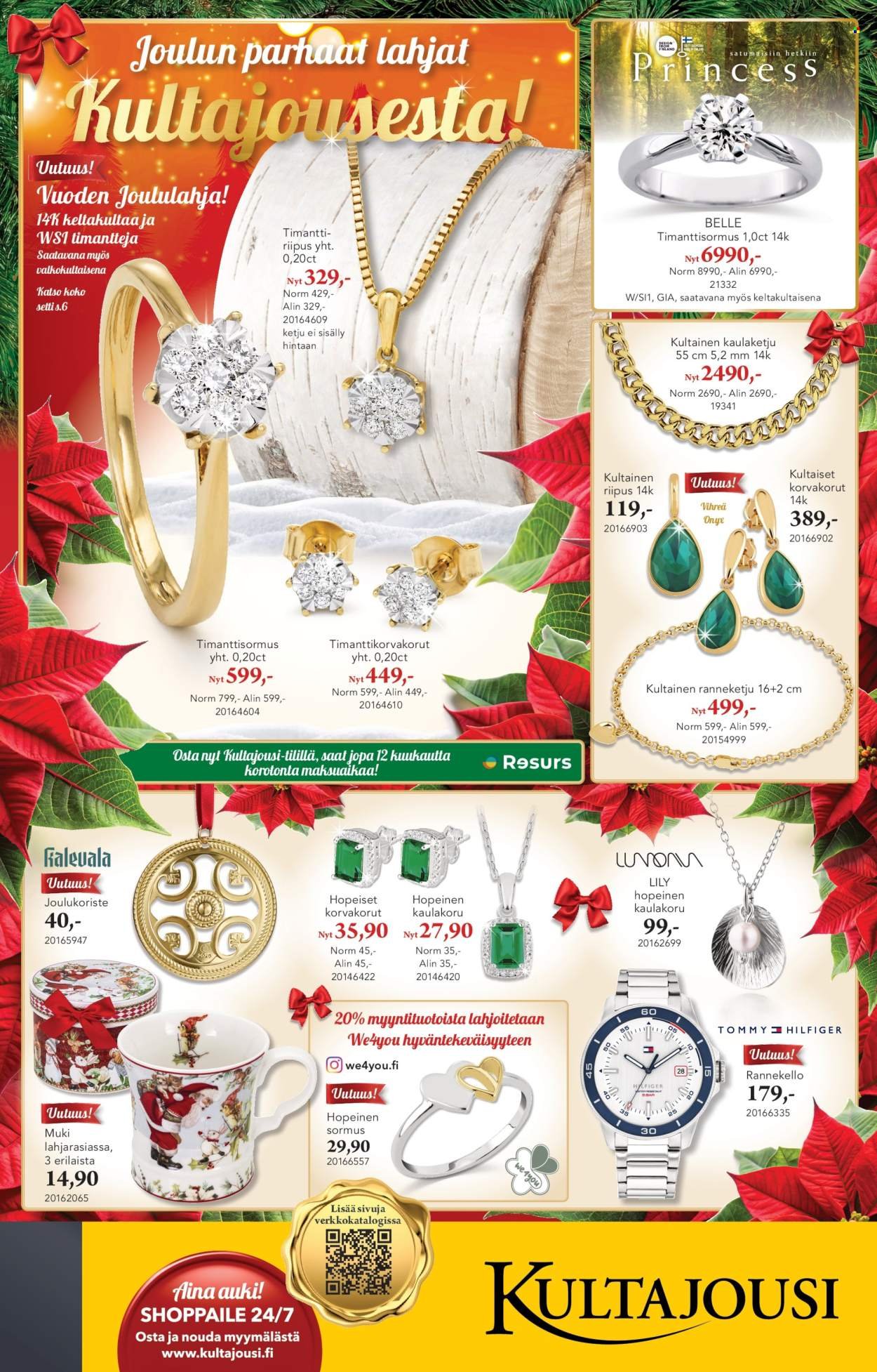 KULTAJOUSI tarjoukset - Joulu