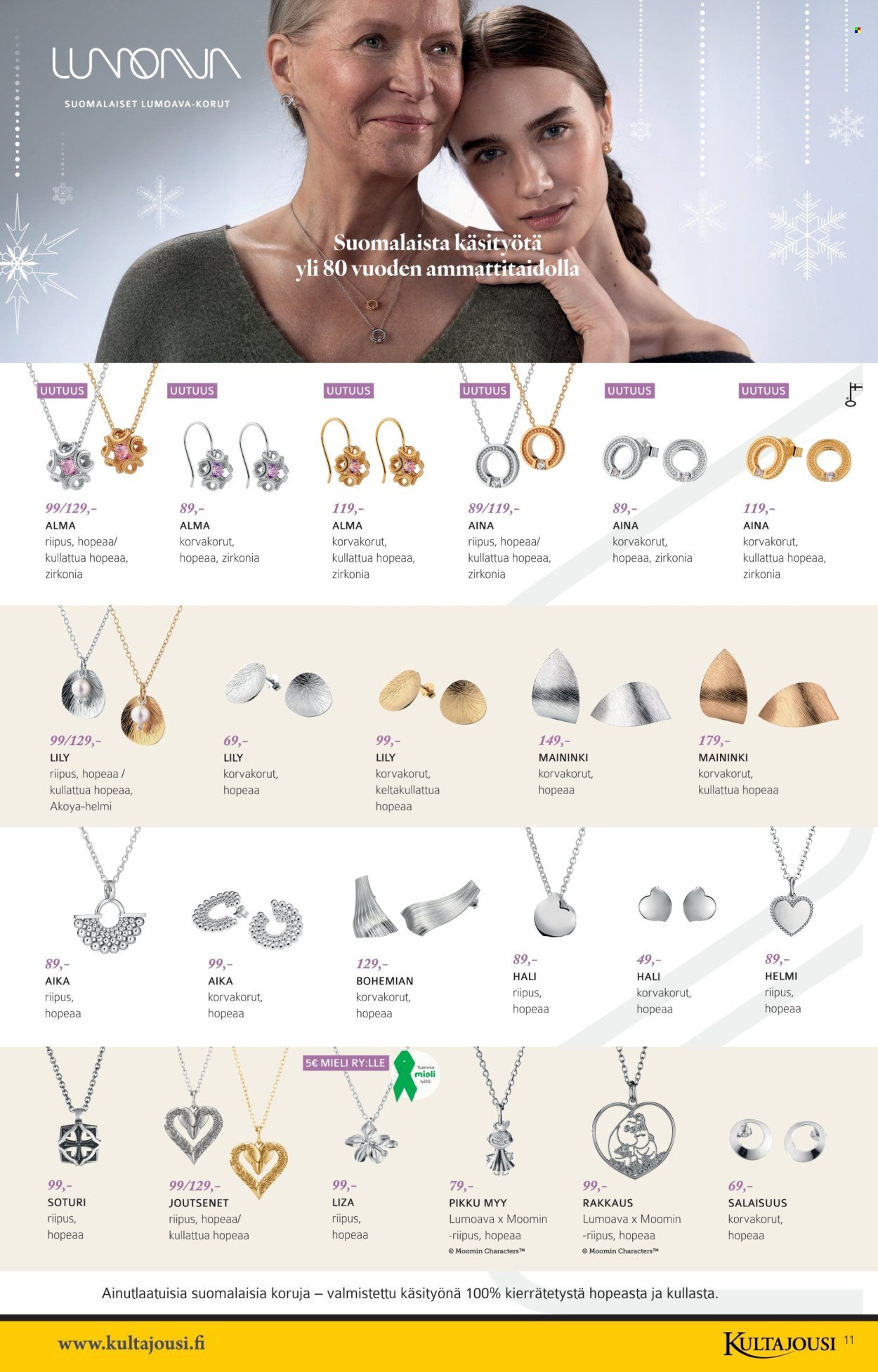 KULTAJOUSI tarjoukset - Joulu