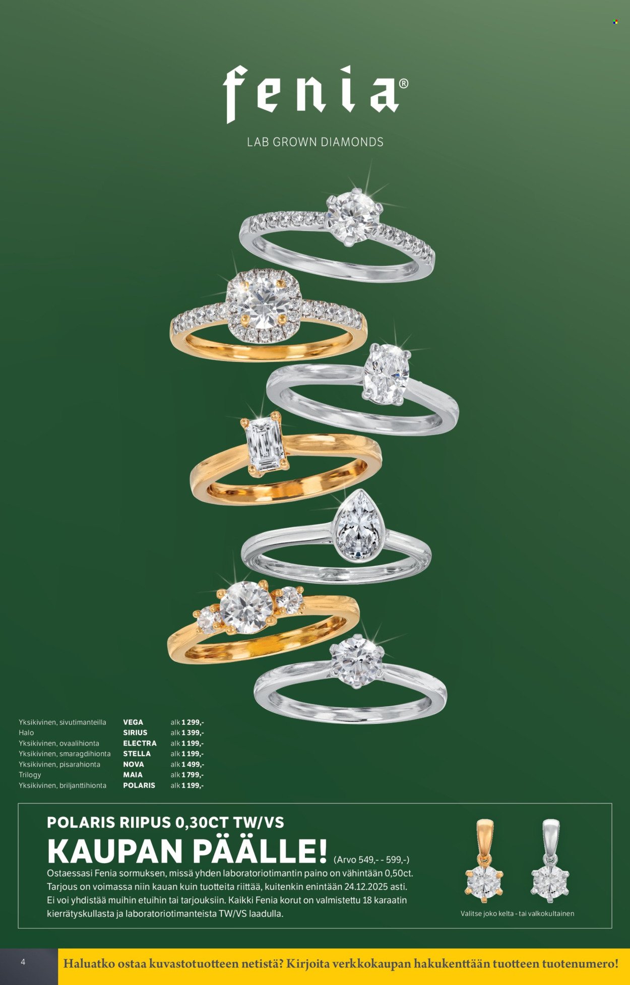 KULTAJOUSI tarjoukset - Joulu