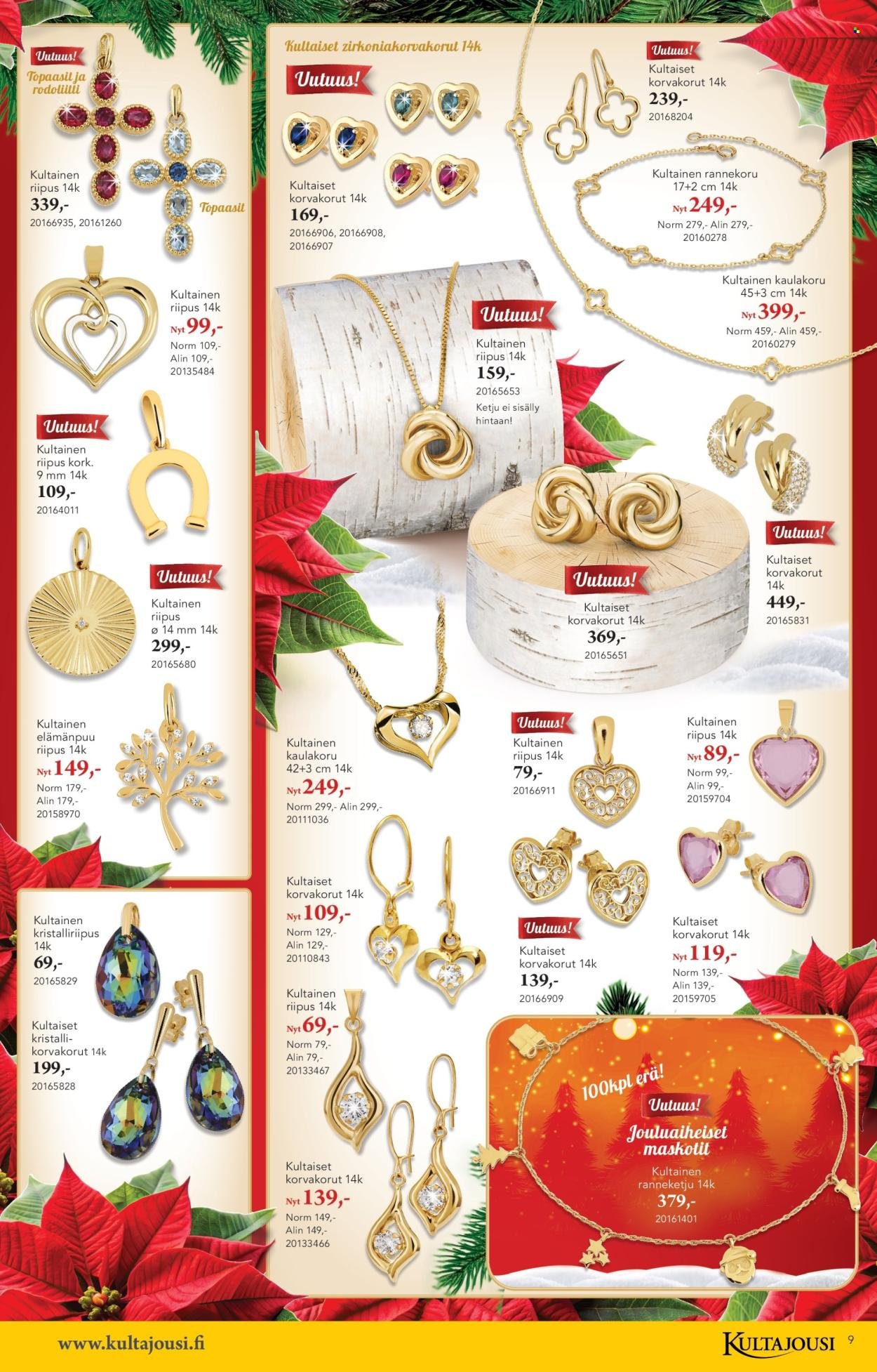 KULTAJOUSI tarjoukset - Joulu