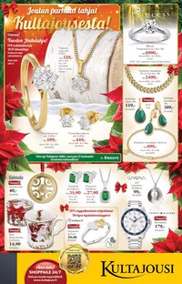 KULTAJOUSI tarjoukset - Joulu