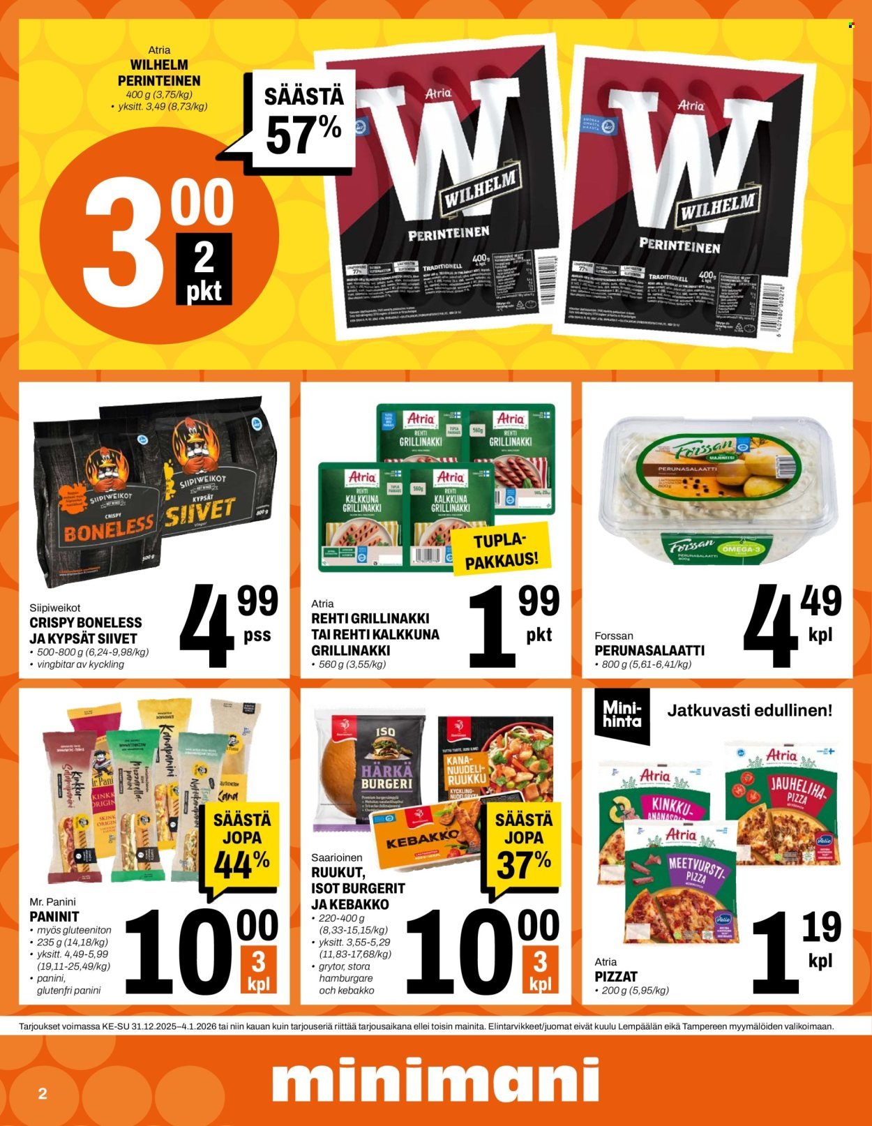 MINIMANI tarjoukset - Alkaen KE 31.12.2025