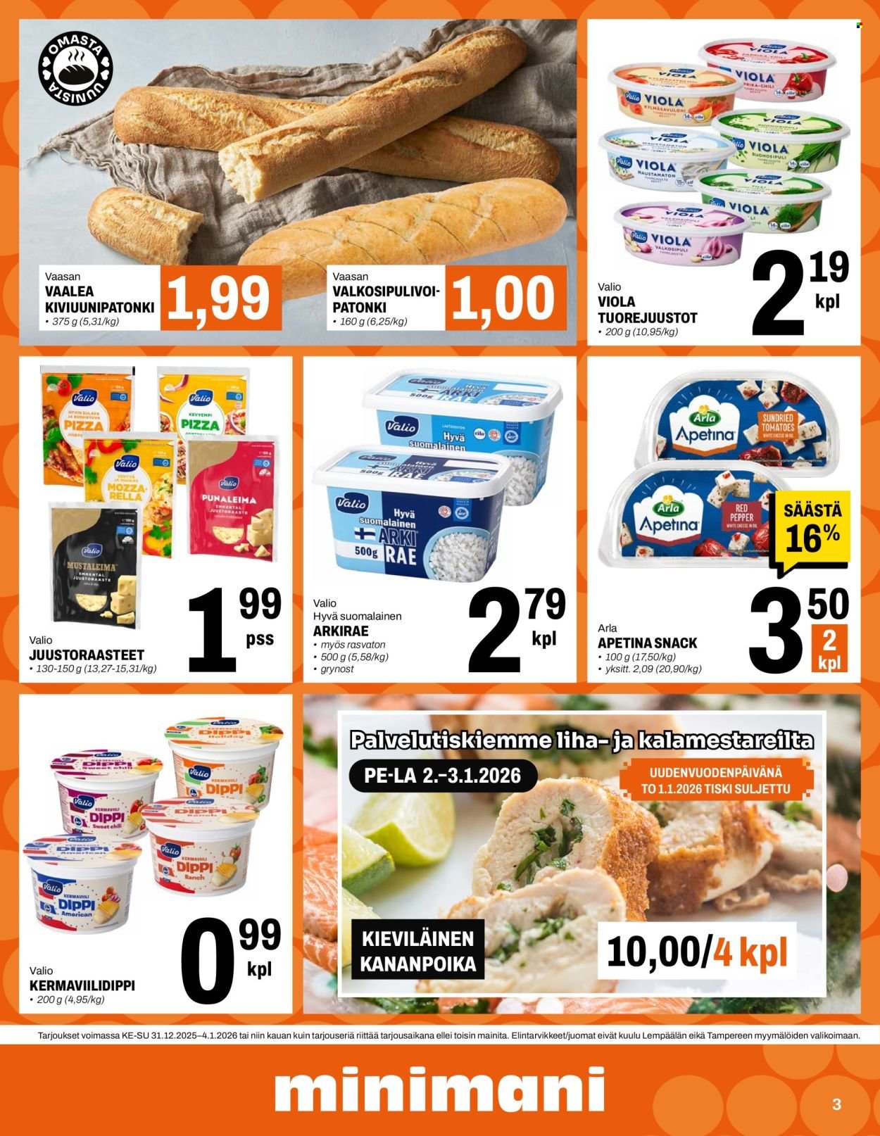 MINIMANI tarjoukset - Alkaen KE 31.12.2025
