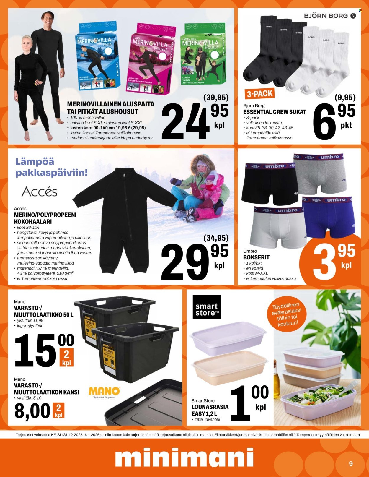 MINIMANI tarjoukset - Alkaen KE 31.12.2025