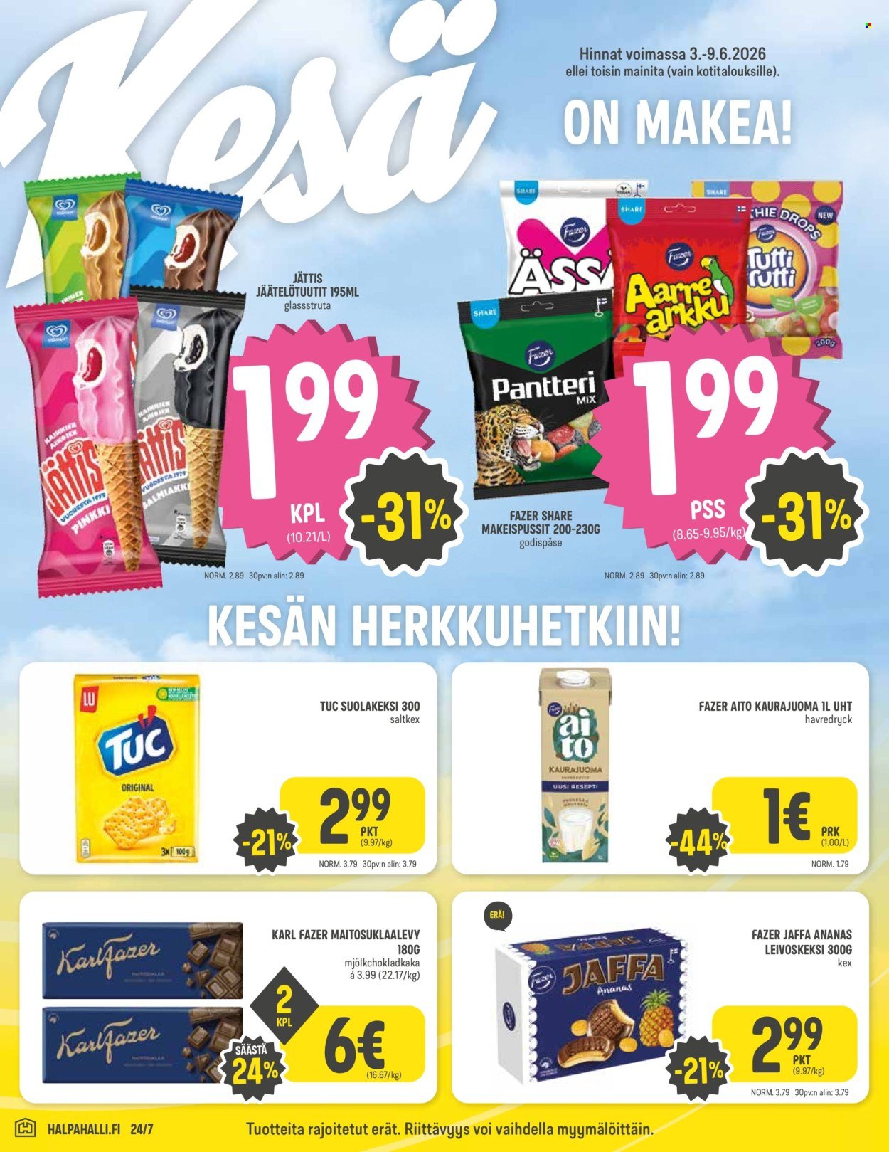 HALPAHALLI tarjoukset - Uusin tarjouslehtemme