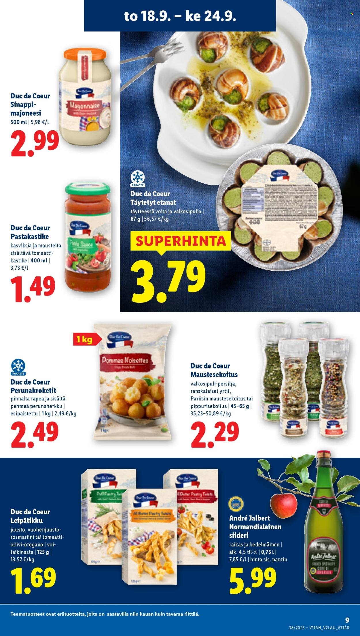 LIDL tarjoukset - Alkaen TO 18.9.2025 (2025-09-18 - 2025-09-24)