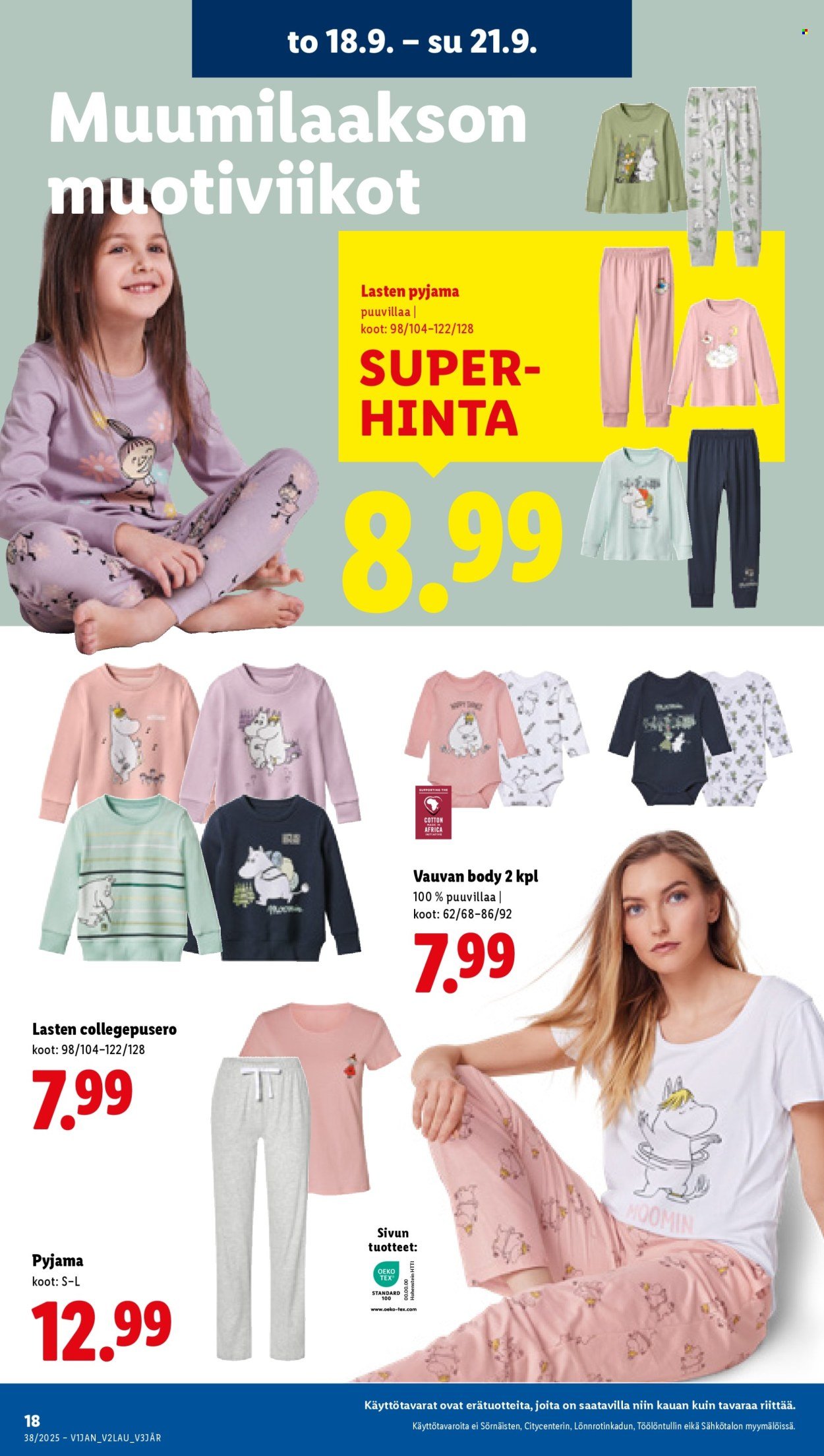 LIDL tarjoukset - Alkaen TO 18.9.2025 (2025-09-18 - 2025-09-24)