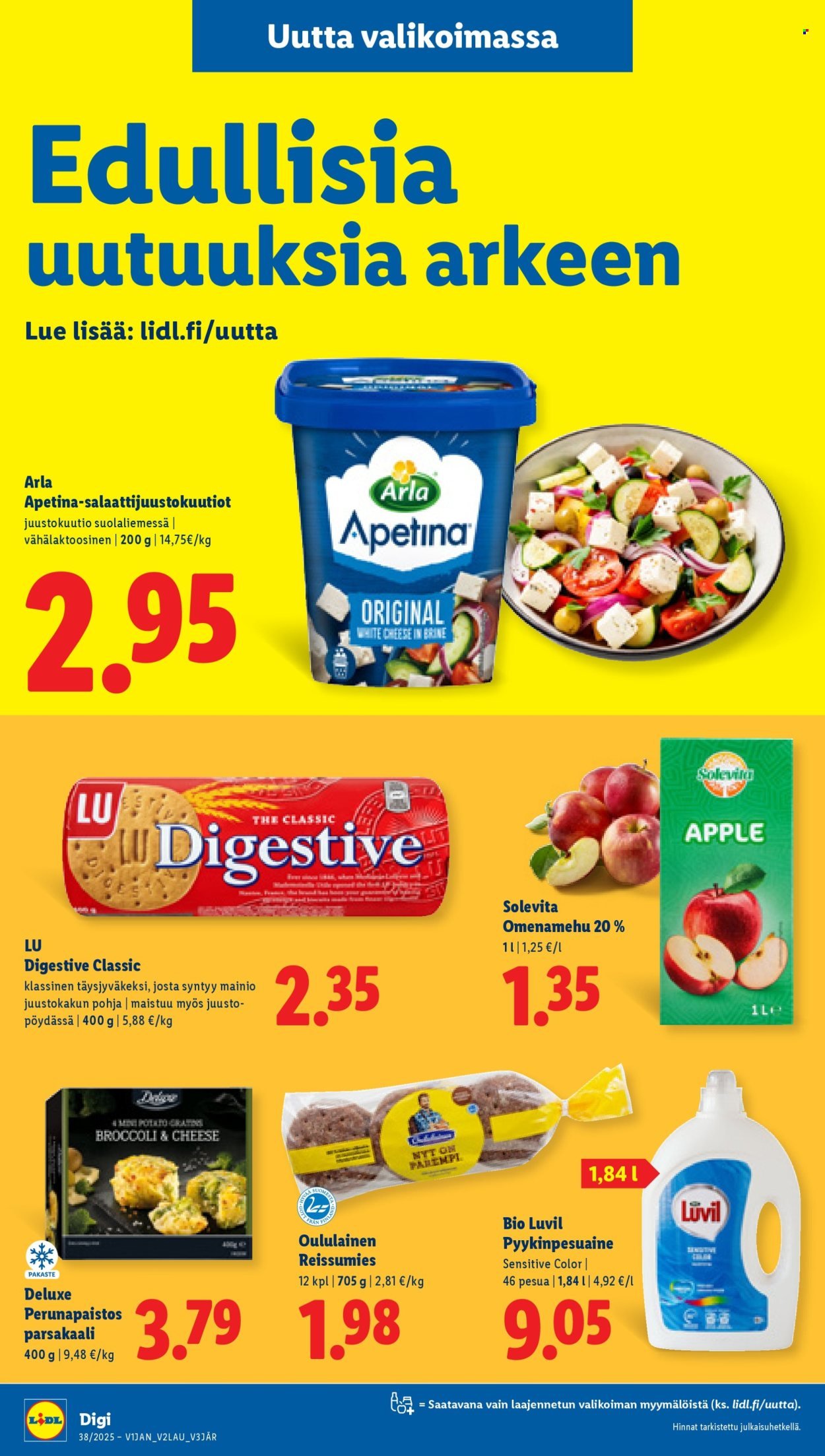 LIDL tarjoukset - Alkaen TO 18.9.2025 (2025-09-18 - 2025-09-24)