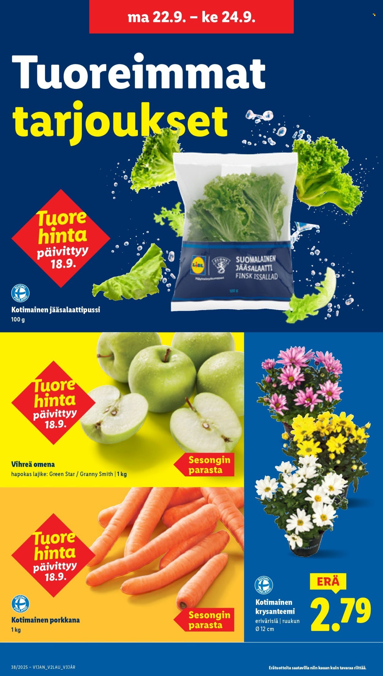 LIDL tarjoukset - Alkaen TO 18.9.2025 (2025-09-18 - 2025-09-24)