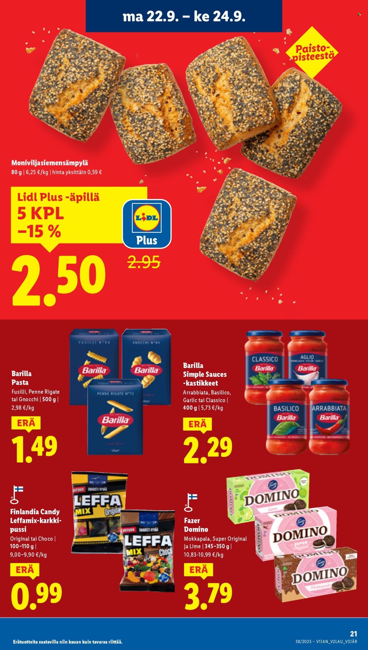 LIDL tarjoukset - Alkaen TO 18.9.2025 (2025-09-18 - 2025-09-24)