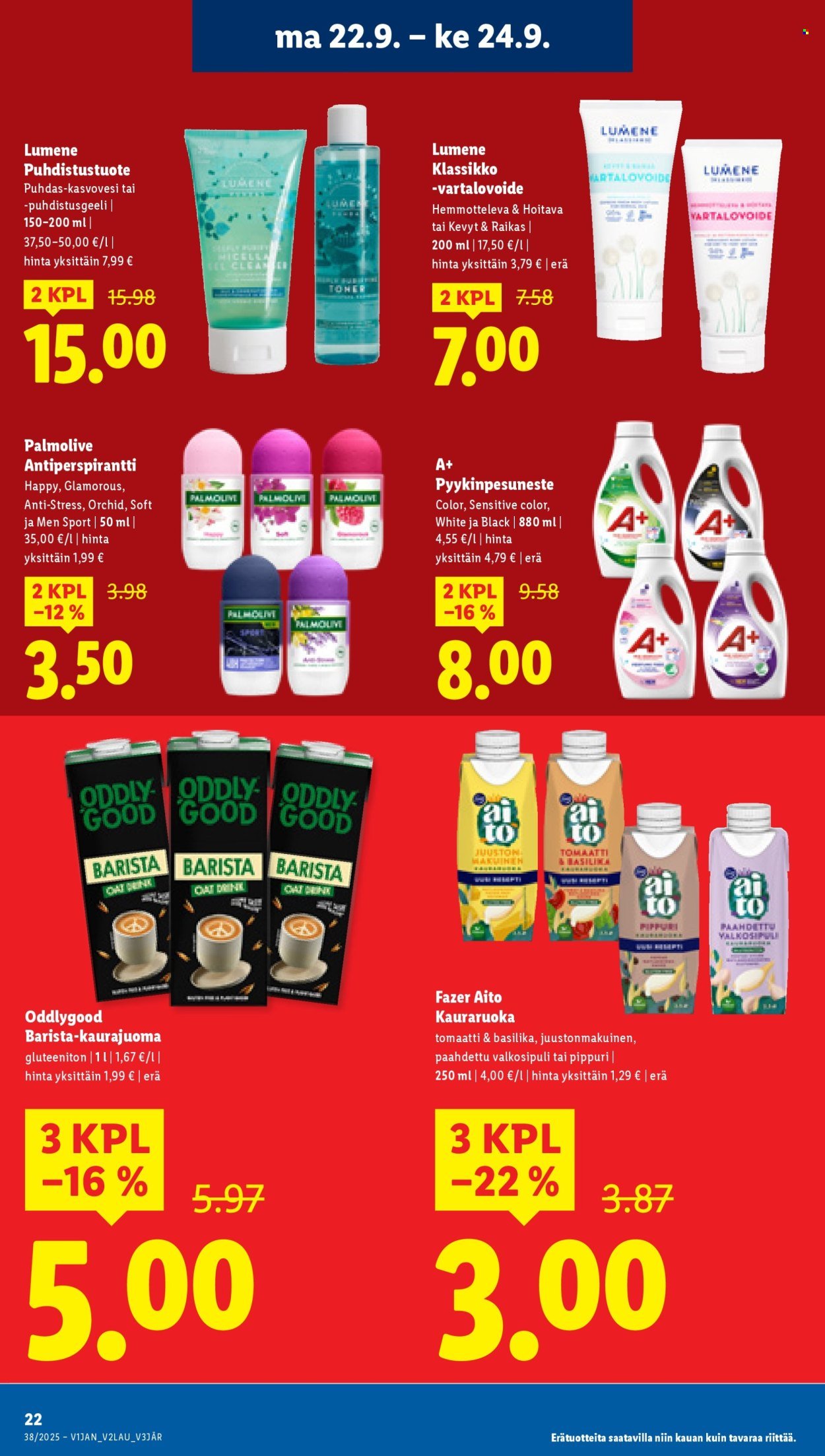 LIDL tarjoukset - Alkaen TO 18.9.2025 (2025-09-18 - 2025-09-24)
