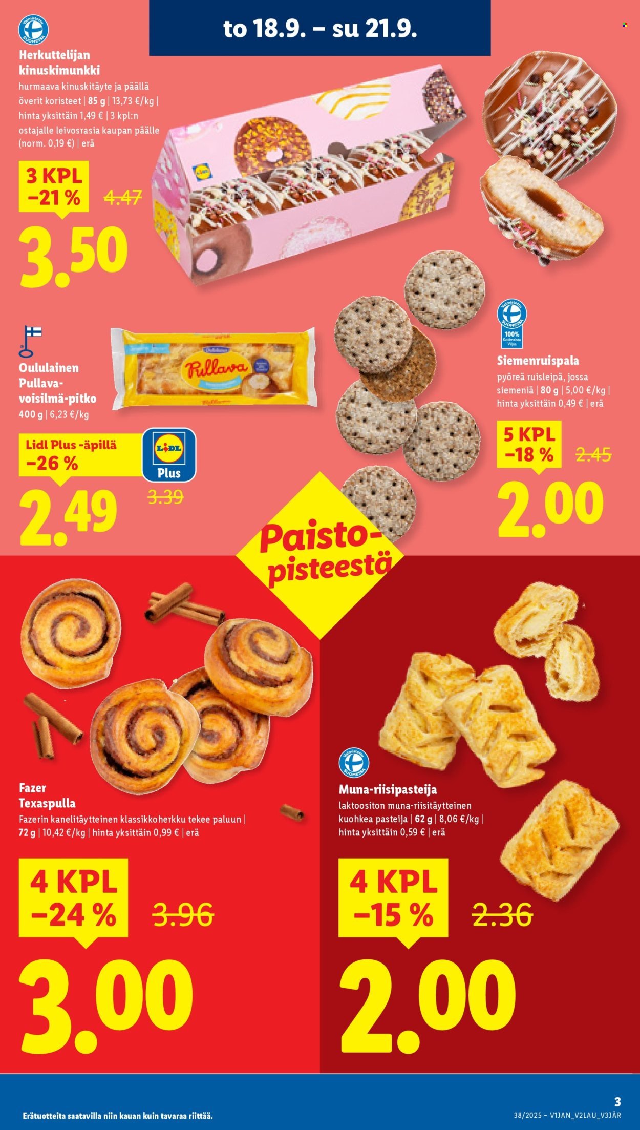 LIDL tarjoukset - Alkaen TO 18.9.2025 (2025-09-18 - 2025-09-24)