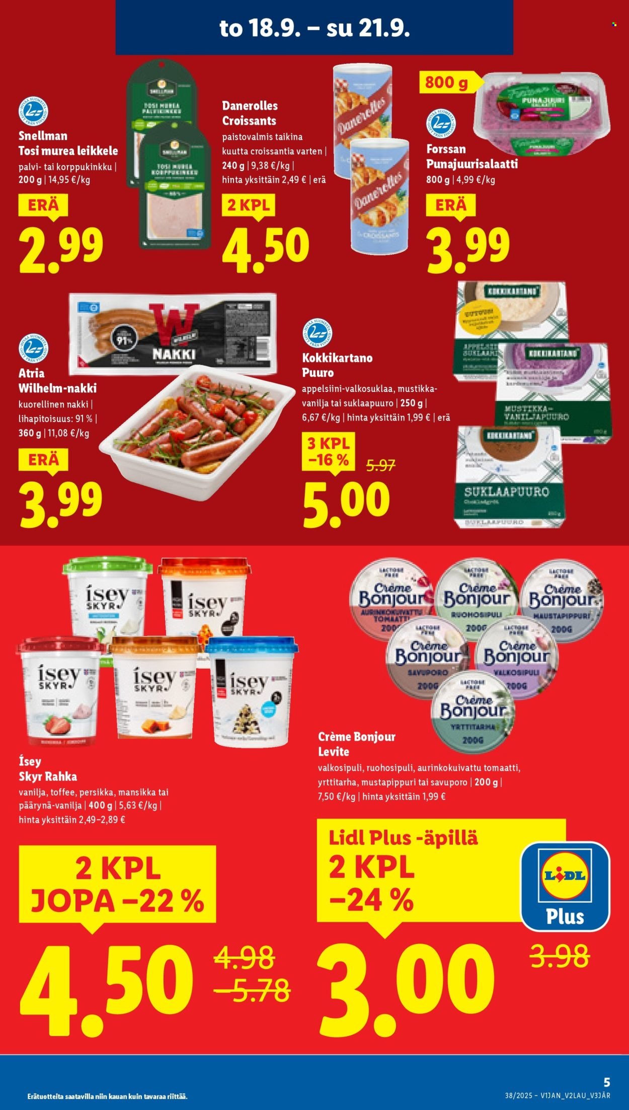 LIDL tarjoukset - Alkaen TO 18.9.2025 (2025-09-18 - 2025-09-24)