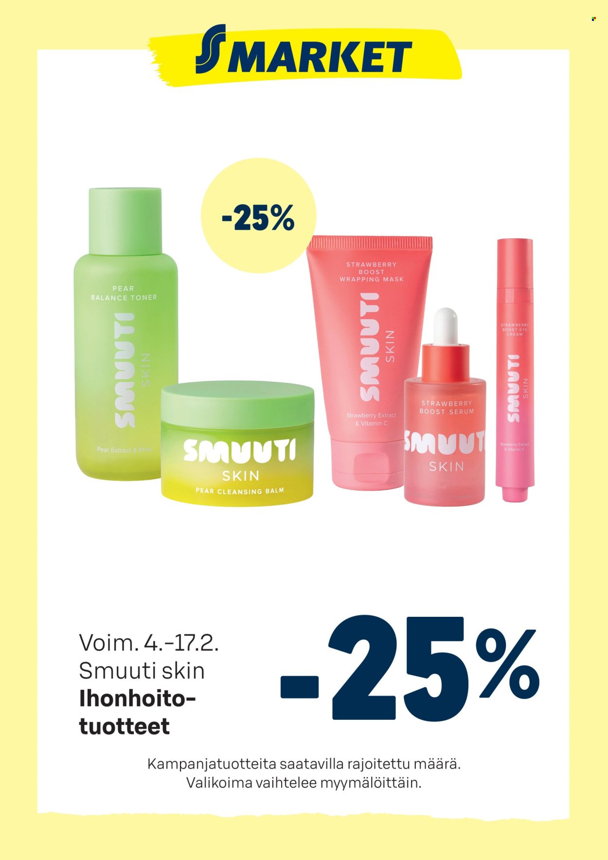 S-MARKET tarjoukset - Smuuti skin