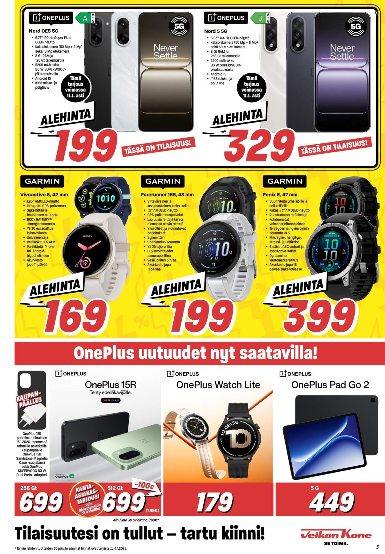 VEIKON KONE tarjoukset - Alkaen MA 5.1.2026