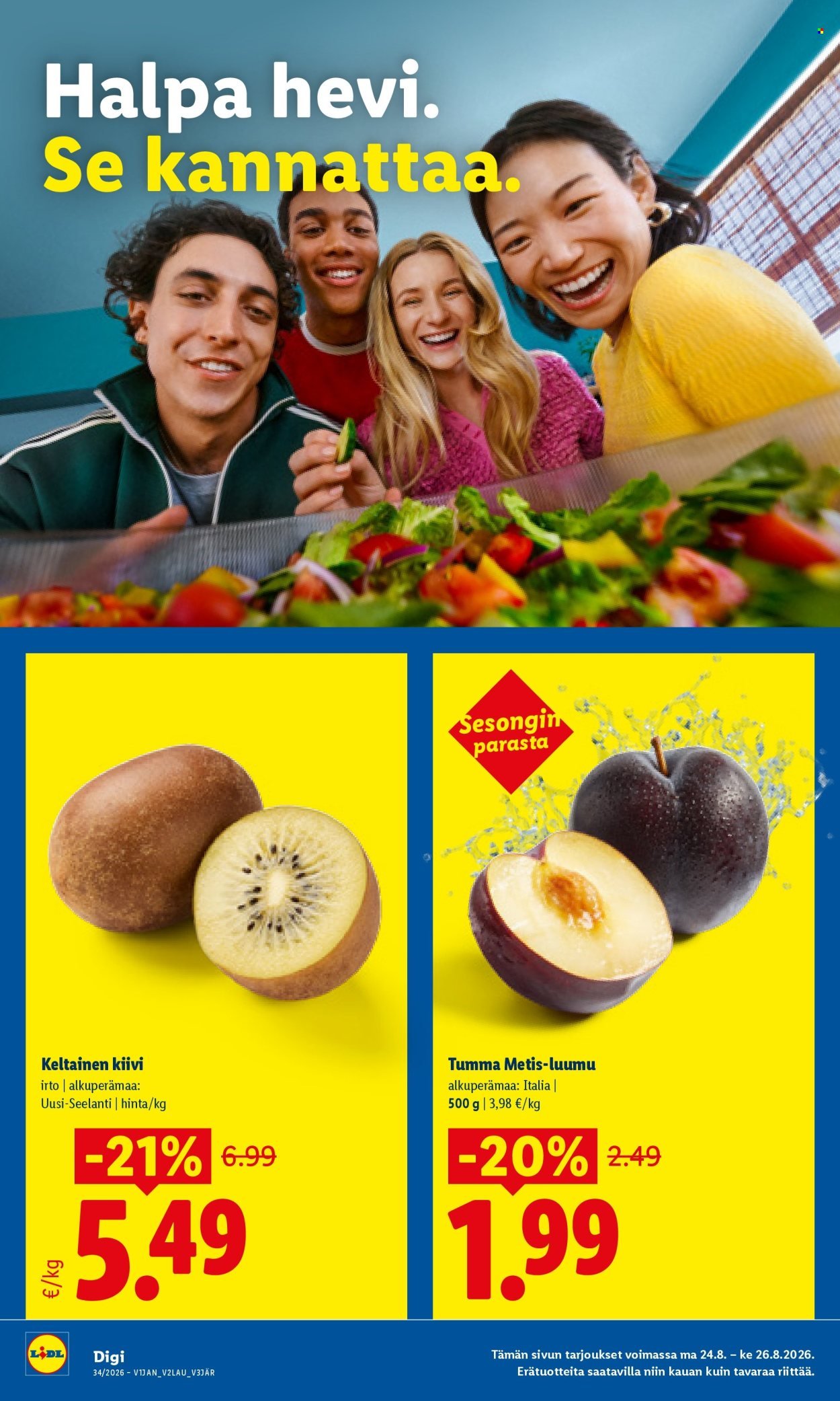 LIDL tarjoukset - Alkaen MA 24.8.2026