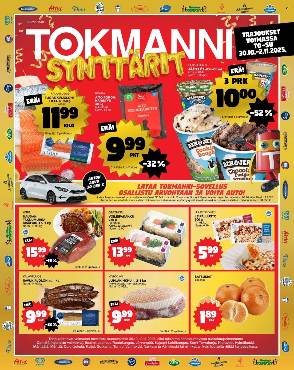 TOKMANNI tarjoukset - Ruokasanomat (2025-10-30 - 2025-11-02)