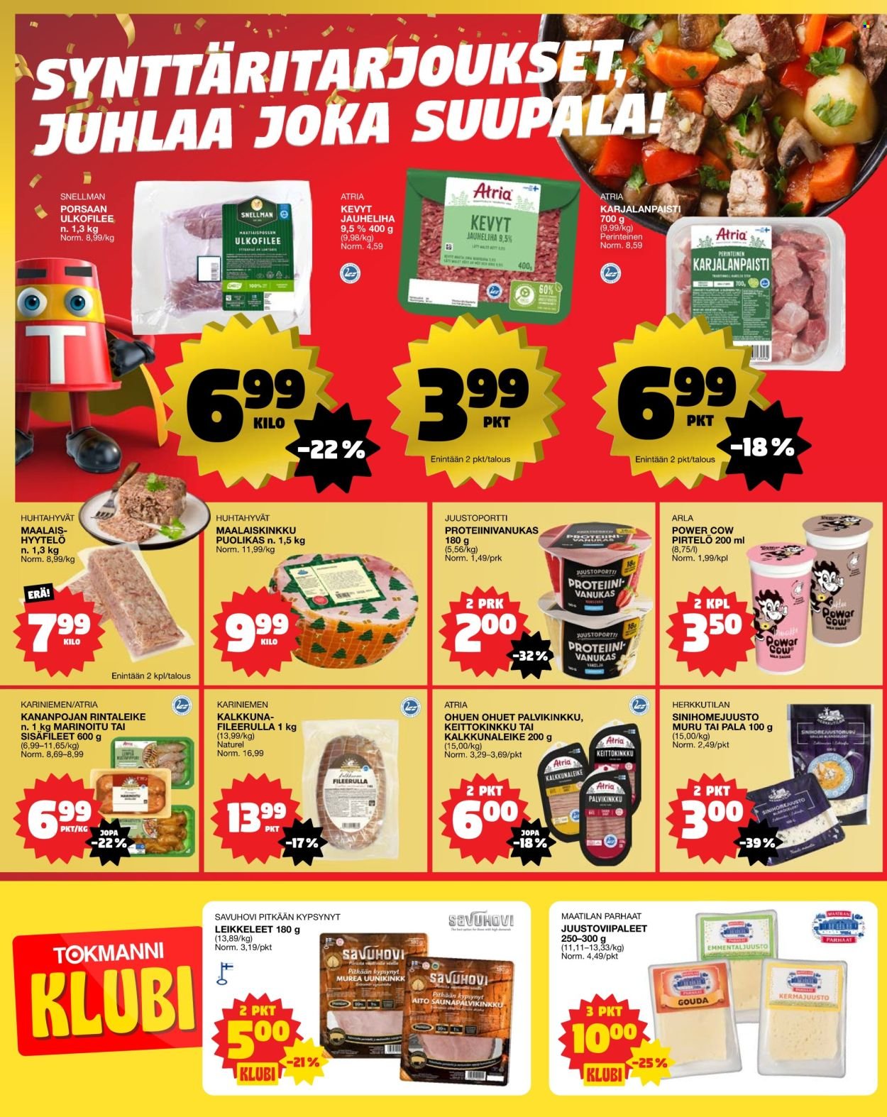 TOKMANNI tarjoukset - Ruokasanomat (2025-10-30 - 2025-11-02)