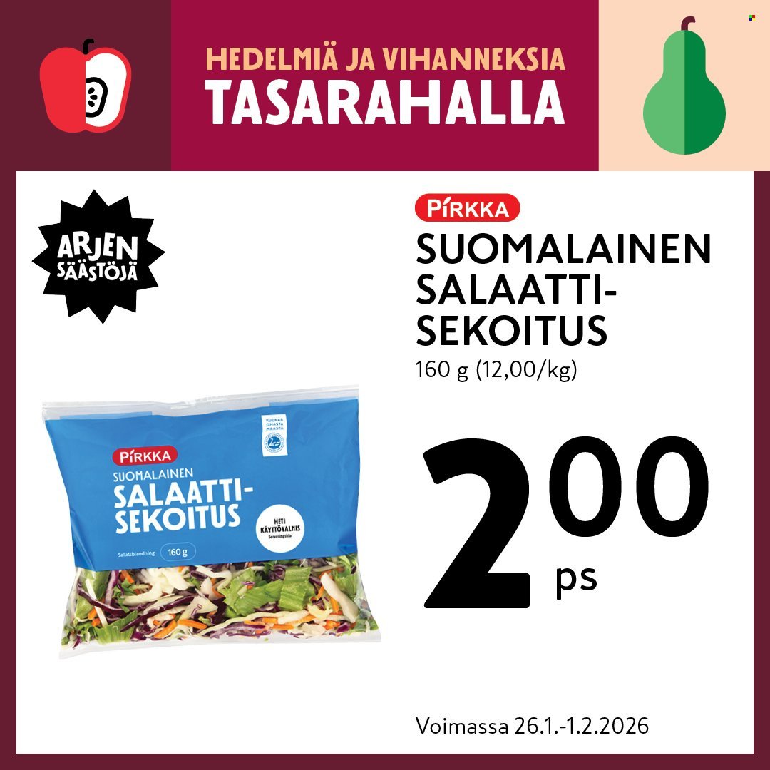 K-MARKET tarjoukset - Alkaen MA 26.1.2026