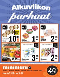 MINIMANI tarjoukset - Alkaen MA 8.6.2026