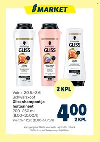S-MARKET tarjoukset - Gliss