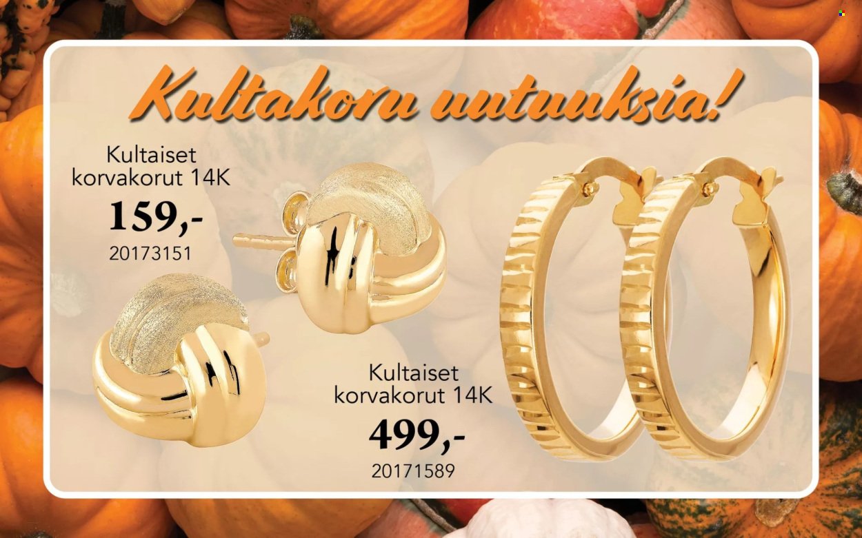 KULTAJOUSI tarjoukset - Lokakuu 2026
