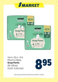 S-MARKET tarjoukset - Moomin baby