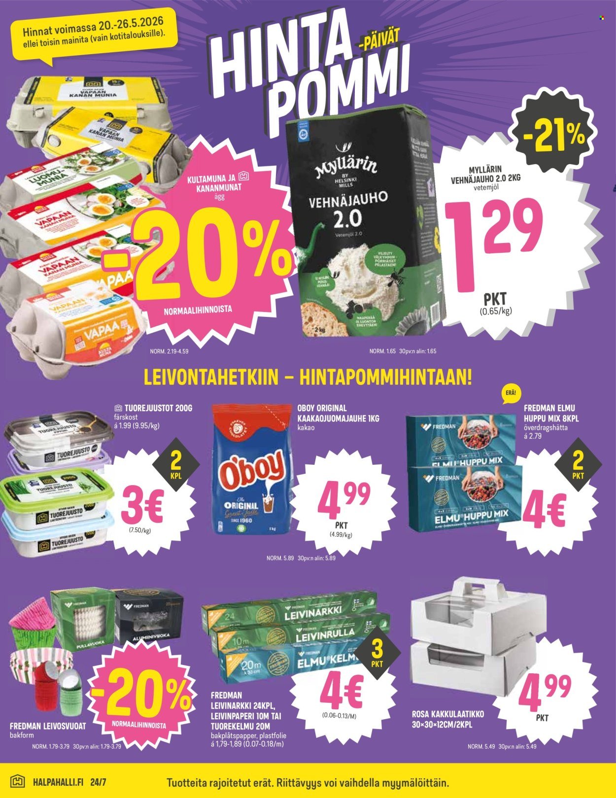 HALPAHALLI tarjoukset - Uusin tarjouslehtemme