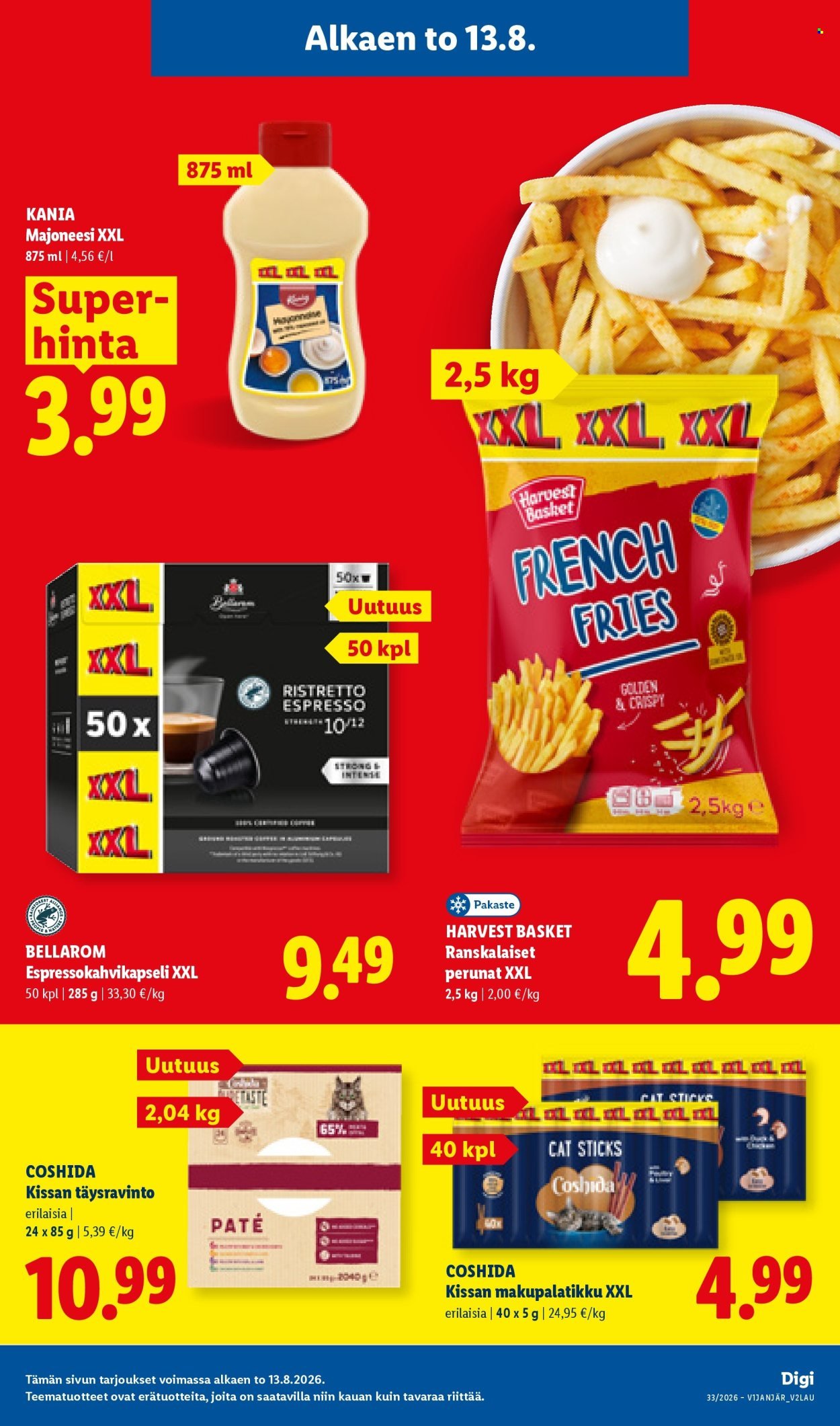 LIDL tarjoukset - Alkaen TO 13.8.2026