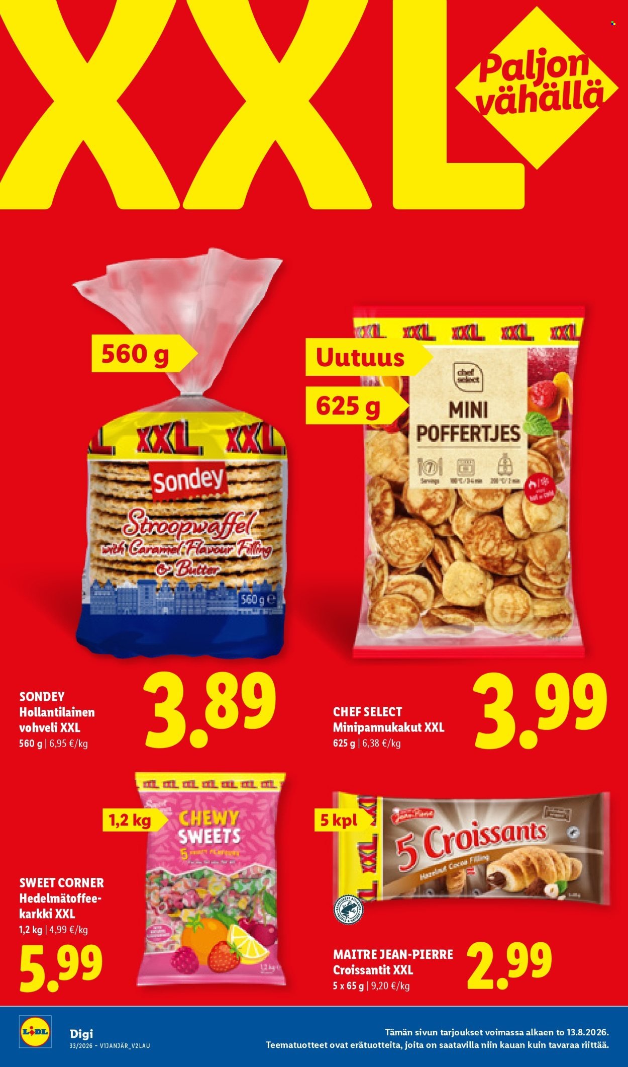 LIDL tarjoukset - Alkaen TO 13.8.2026