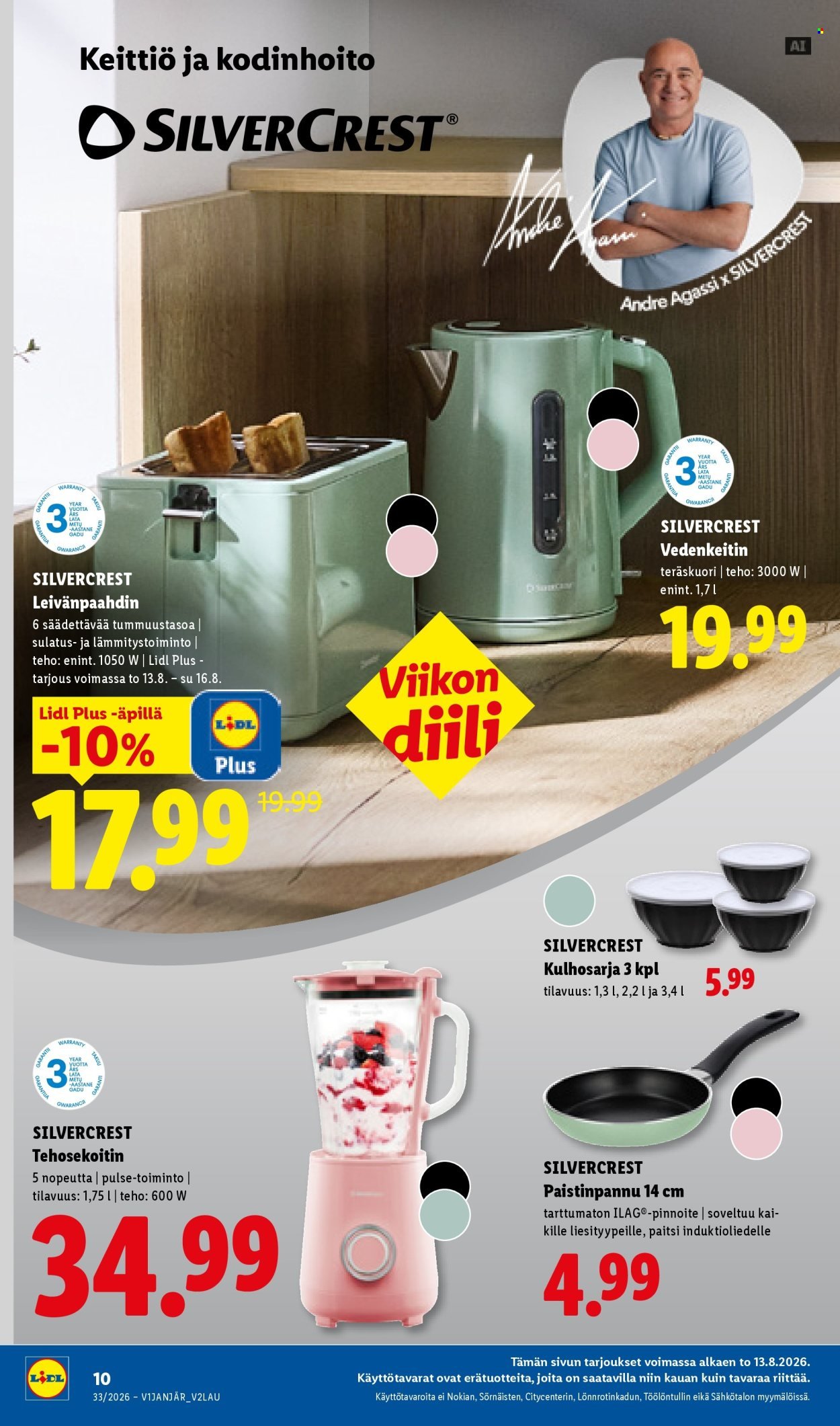 LIDL tarjoukset - Alkaen TO 13.8.2026