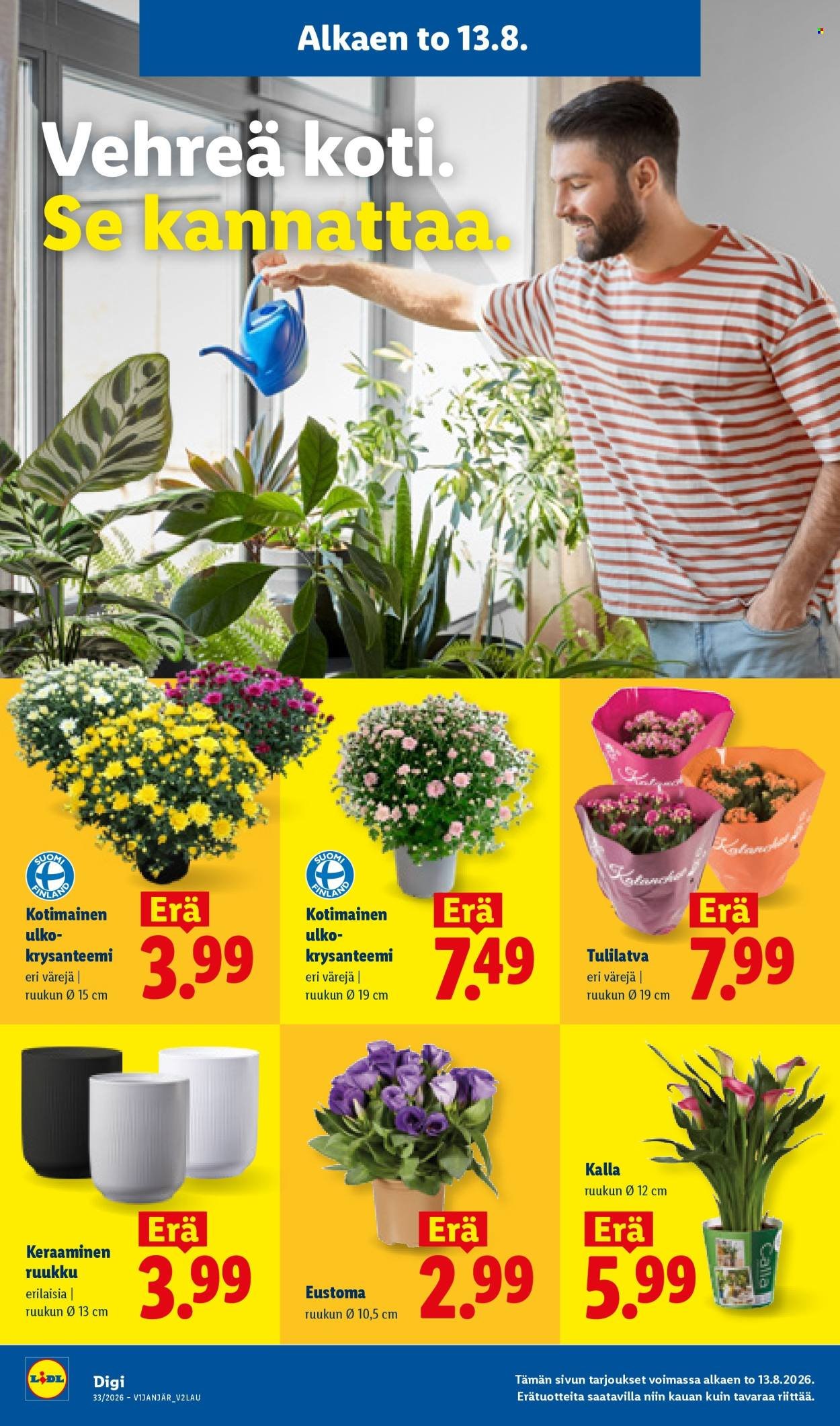 LIDL tarjoukset - Alkaen TO 13.8.2026