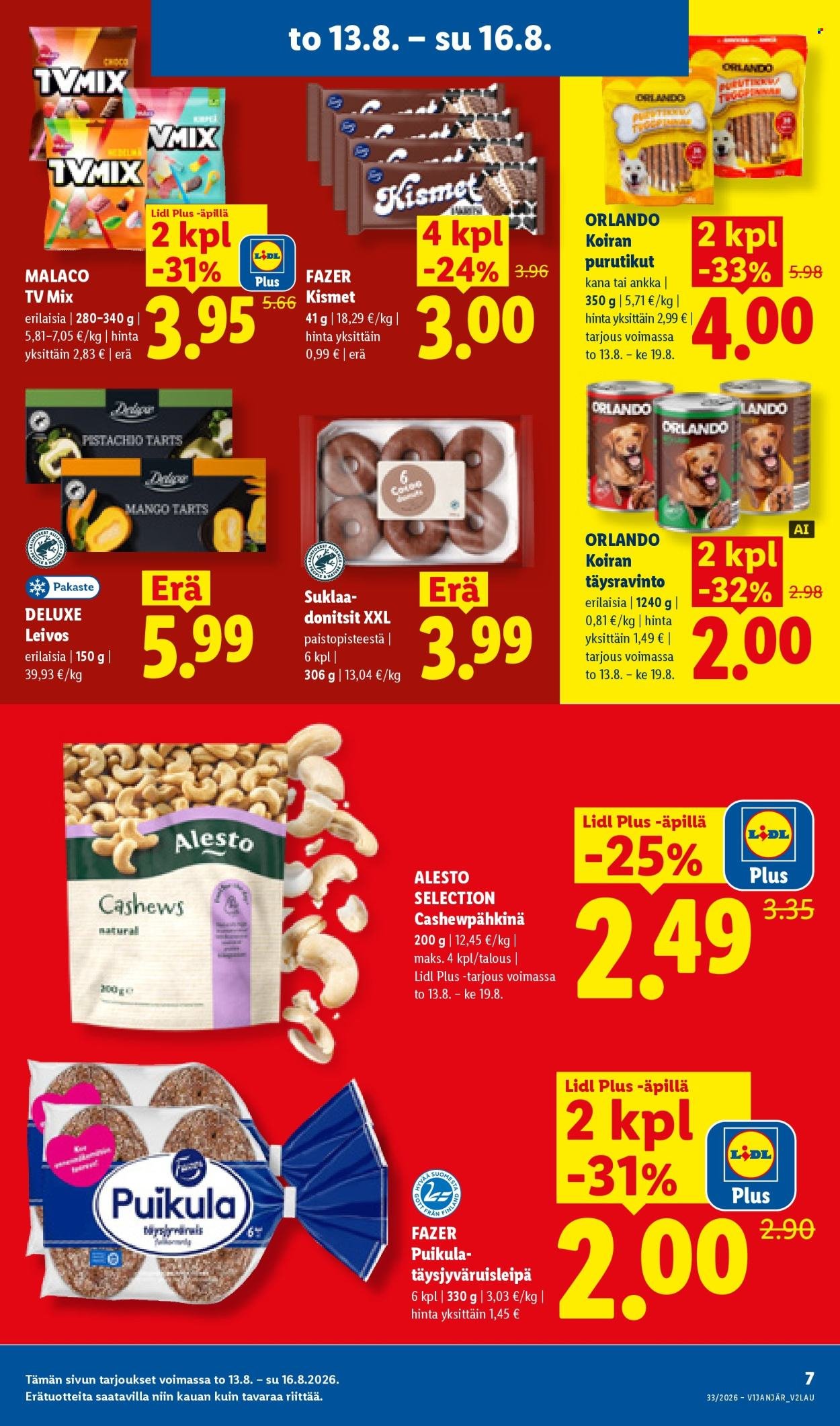 LIDL tarjoukset - Alkaen TO 13.8.2026