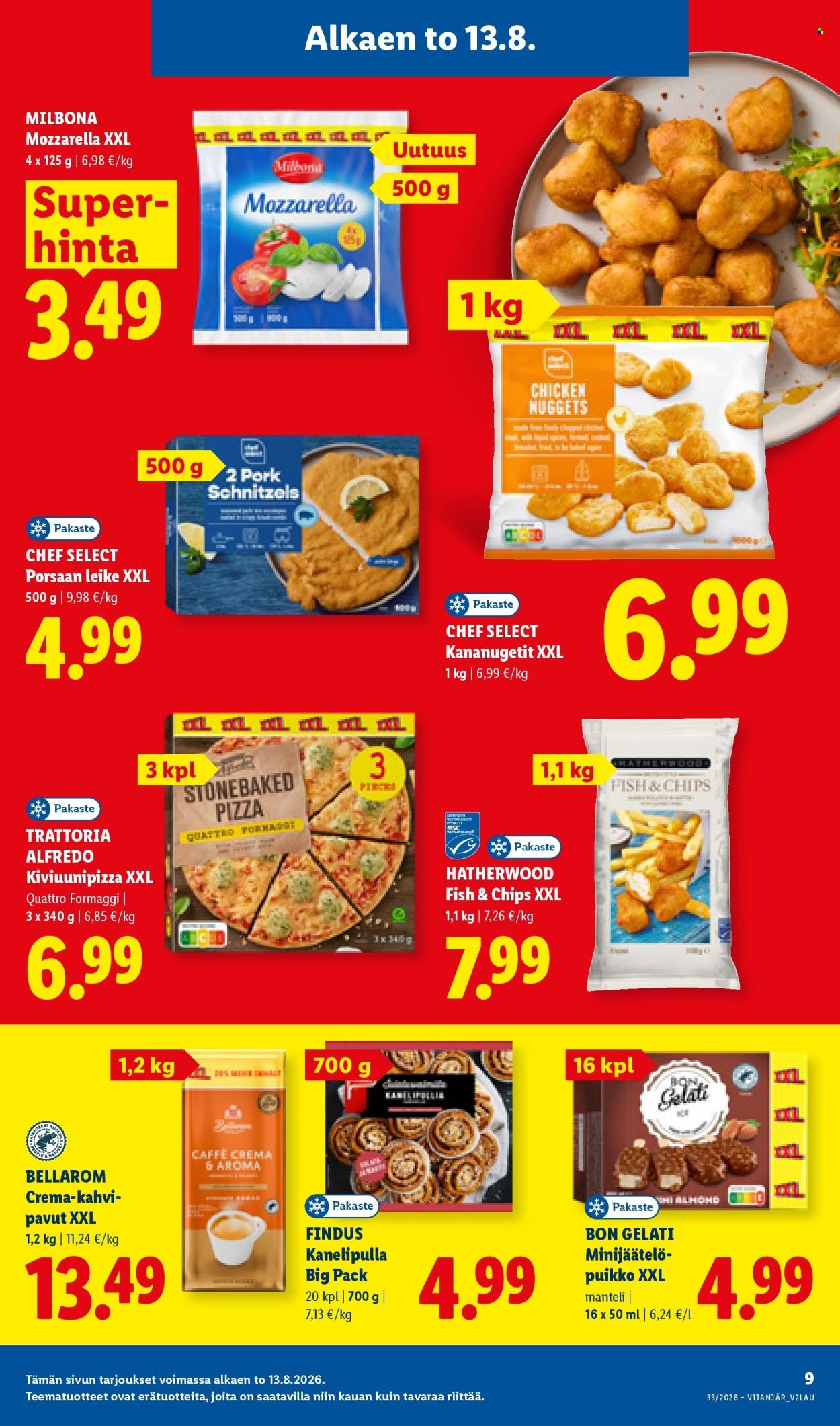 LIDL tarjoukset - Alkaen TO 13.8.2026