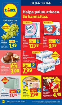 LIDL tarjoukset - Alkaen TO 13.8.2026