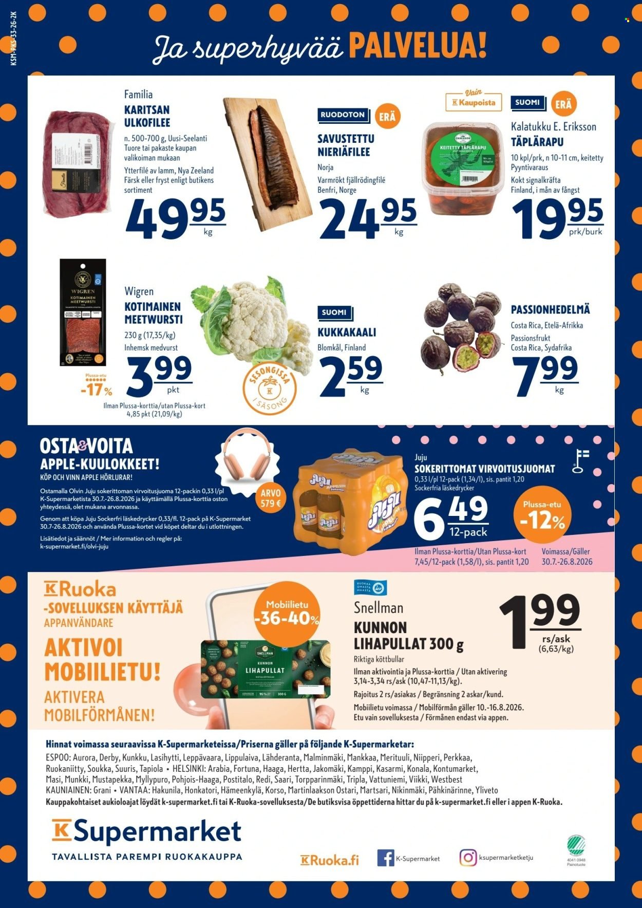 K-SUPERMARKET tarjoukset - Tavallista parempaa ja edullisesti