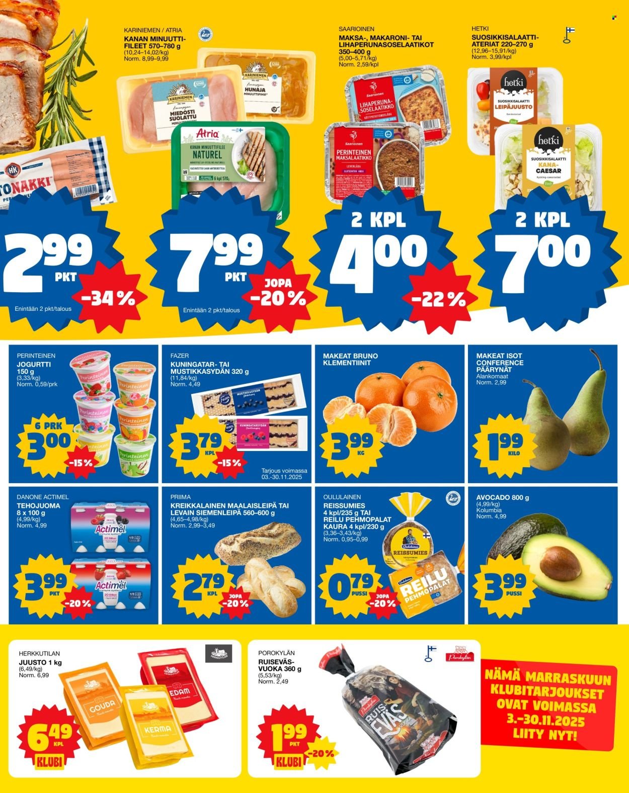 TOKMANNI tarjoukset - Ruokasanomat (2025-11-13 - 2025-11-16)