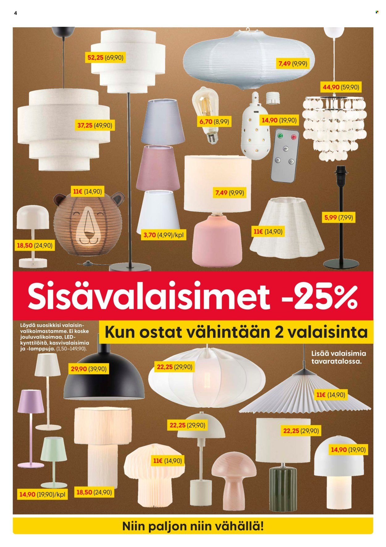 RUSTA tarjoukset - Alkaen MA 21.9.2026