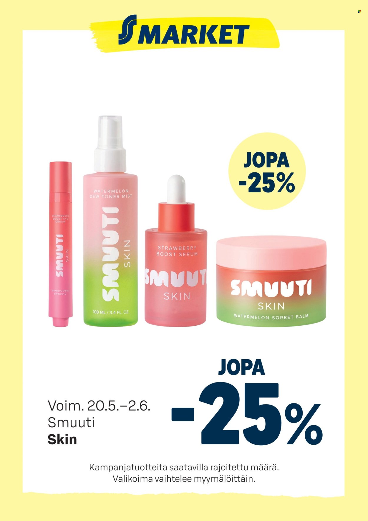 S-MARKET tarjoukset - Smuuti skin
