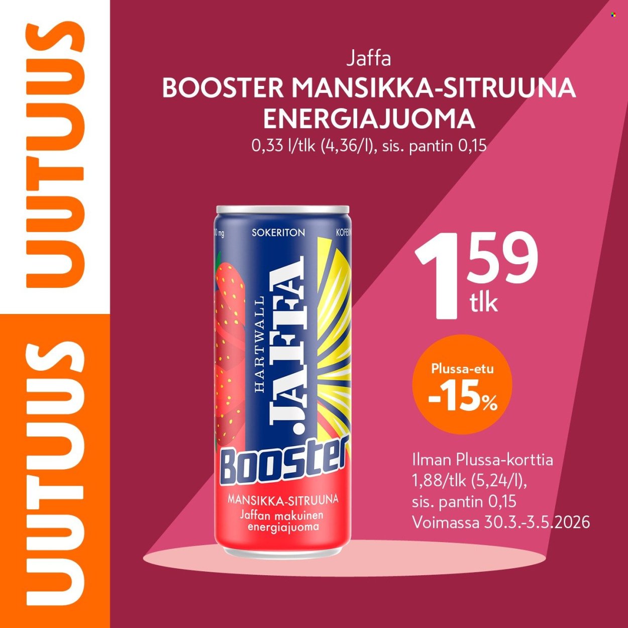 K-MARKET tarjoukset - Alkaen MA 30.3.2026