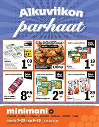 MINIMANI tarjoukset - Alkaen MA 1.12.2025