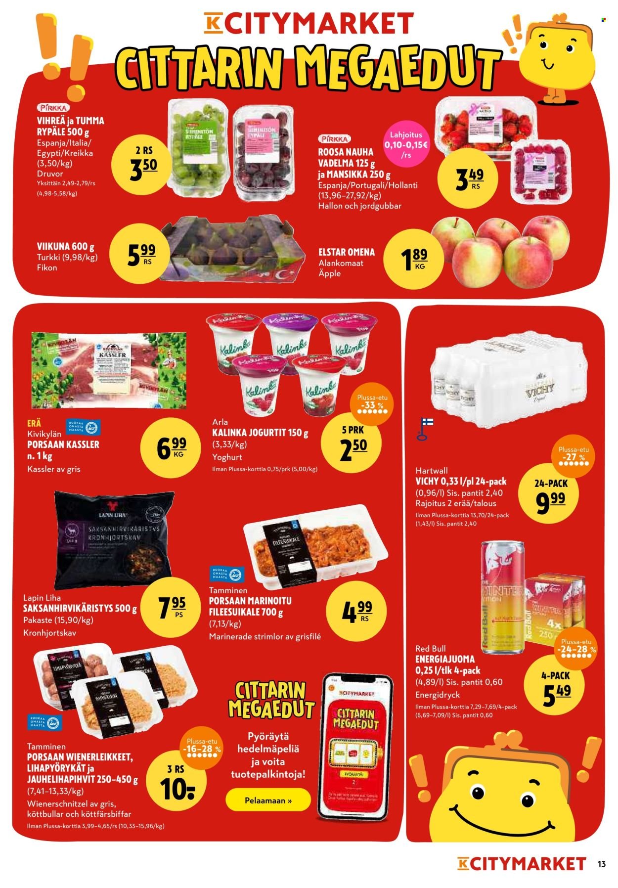 K-CITYMARKET tarjoukset - Alkaen TO 18.9.2025 (2025-09-18 - 2025-09-21)
