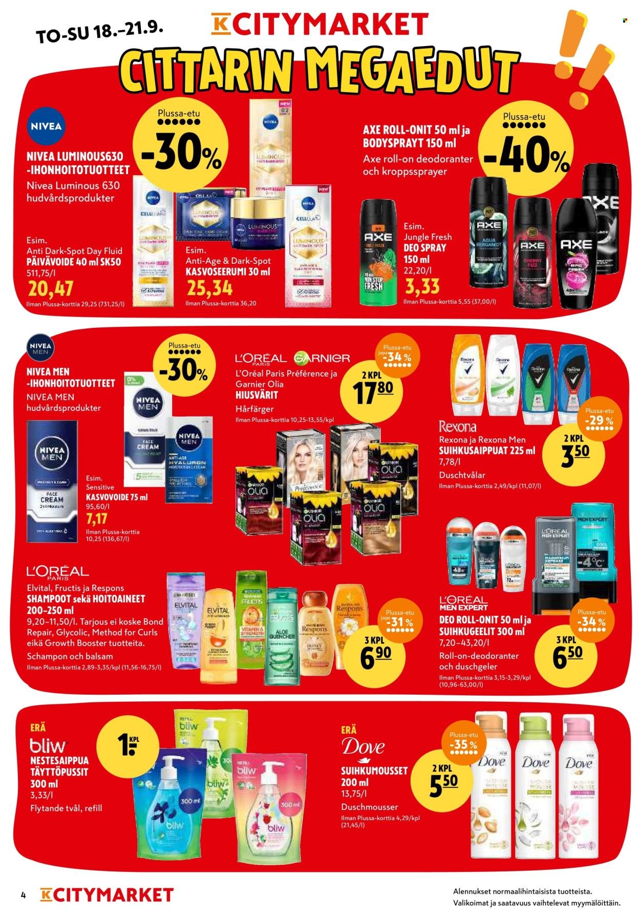 K-CITYMARKET tarjoukset - Alkaen TO 18.9.2025 (2025-09-18 - 2025-09-21)
