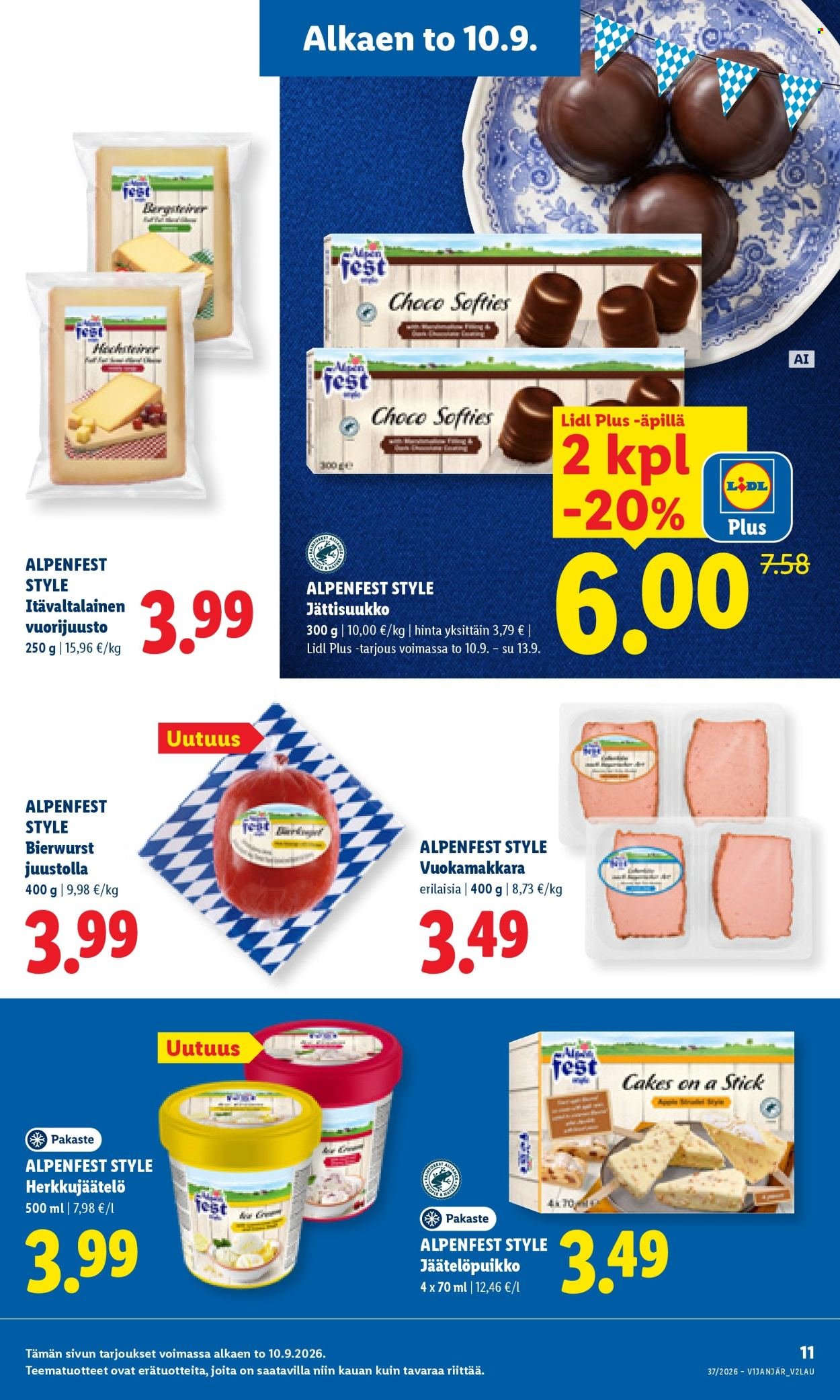 LIDL tarjoukset - Alkaen TO 10.9.2026
