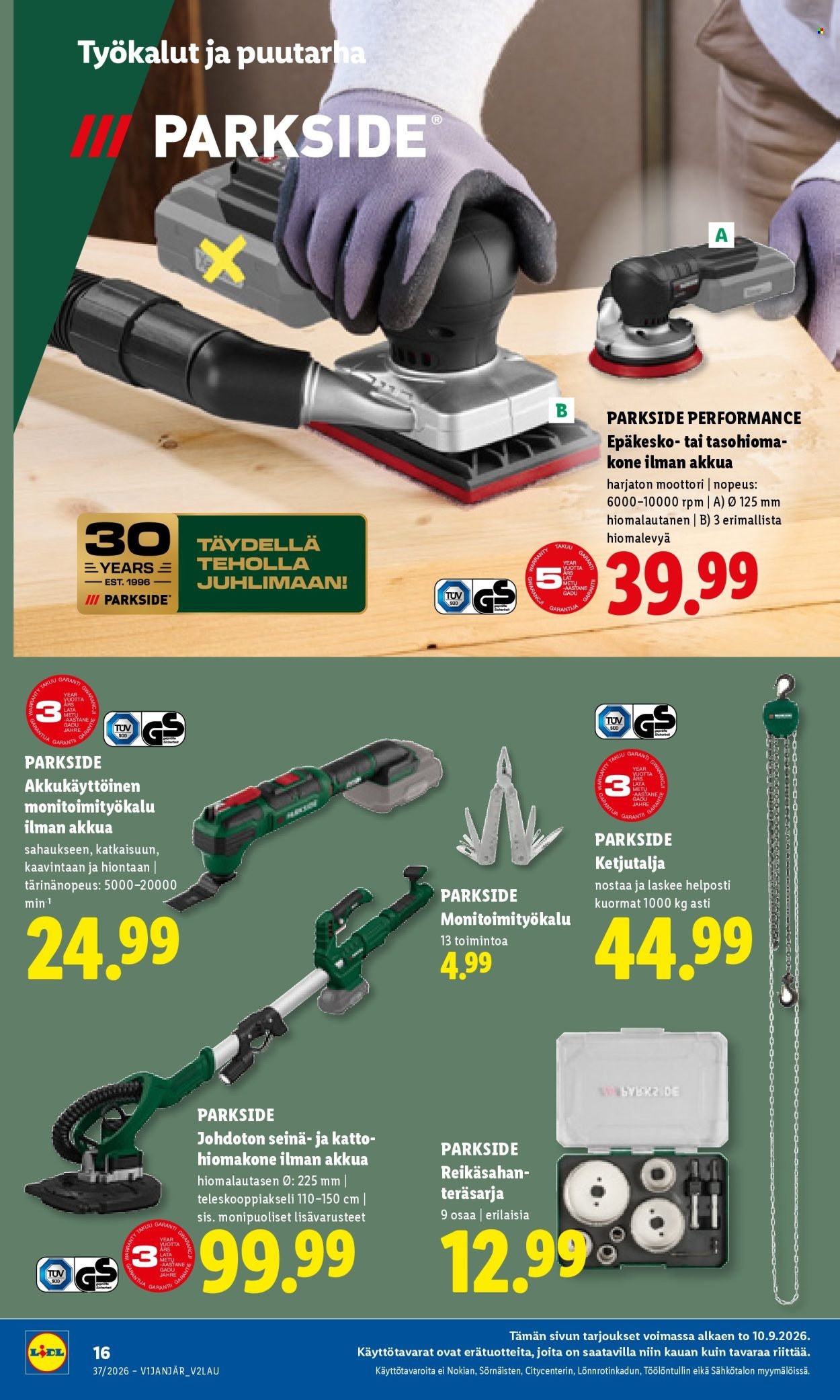 LIDL tarjoukset - Alkaen TO 10.9.2026