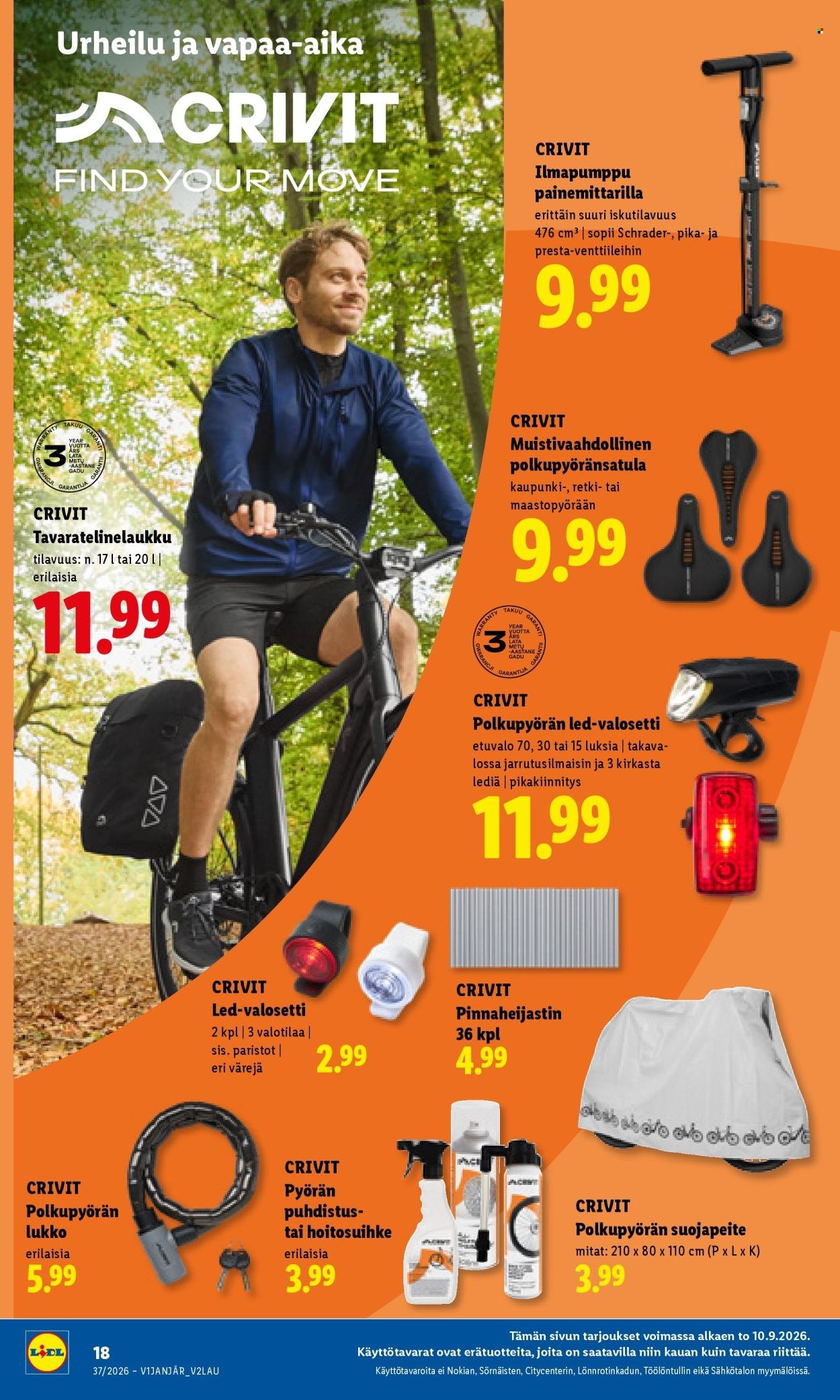 LIDL tarjoukset - Alkaen TO 10.9.2026