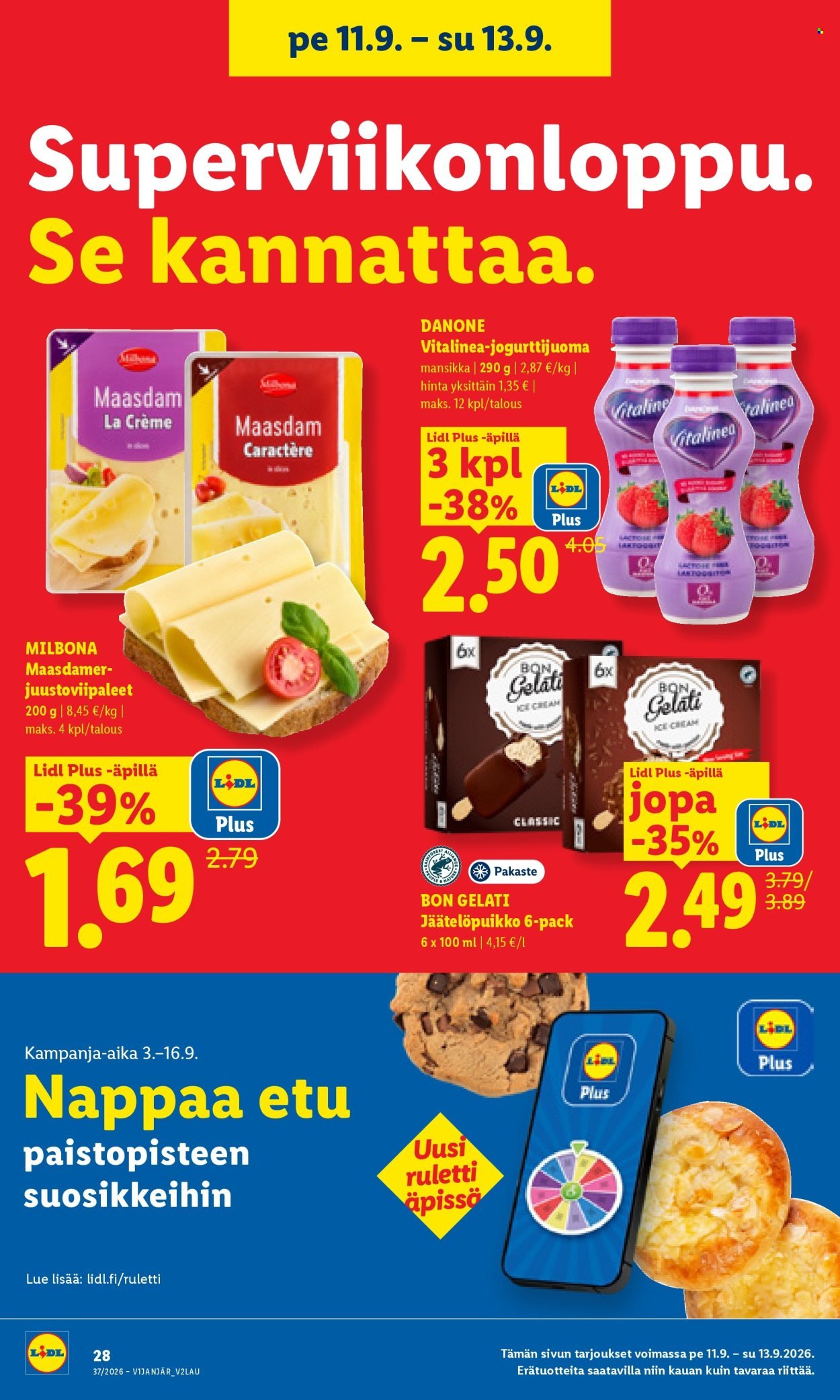 LIDL tarjoukset - Alkaen TO 10.9.2026