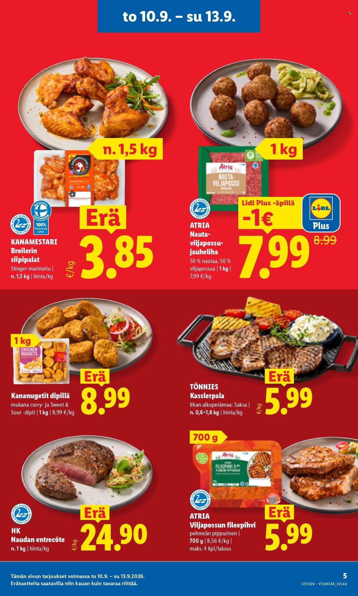 LIDL tarjoukset - Alkaen TO 10.9.2026