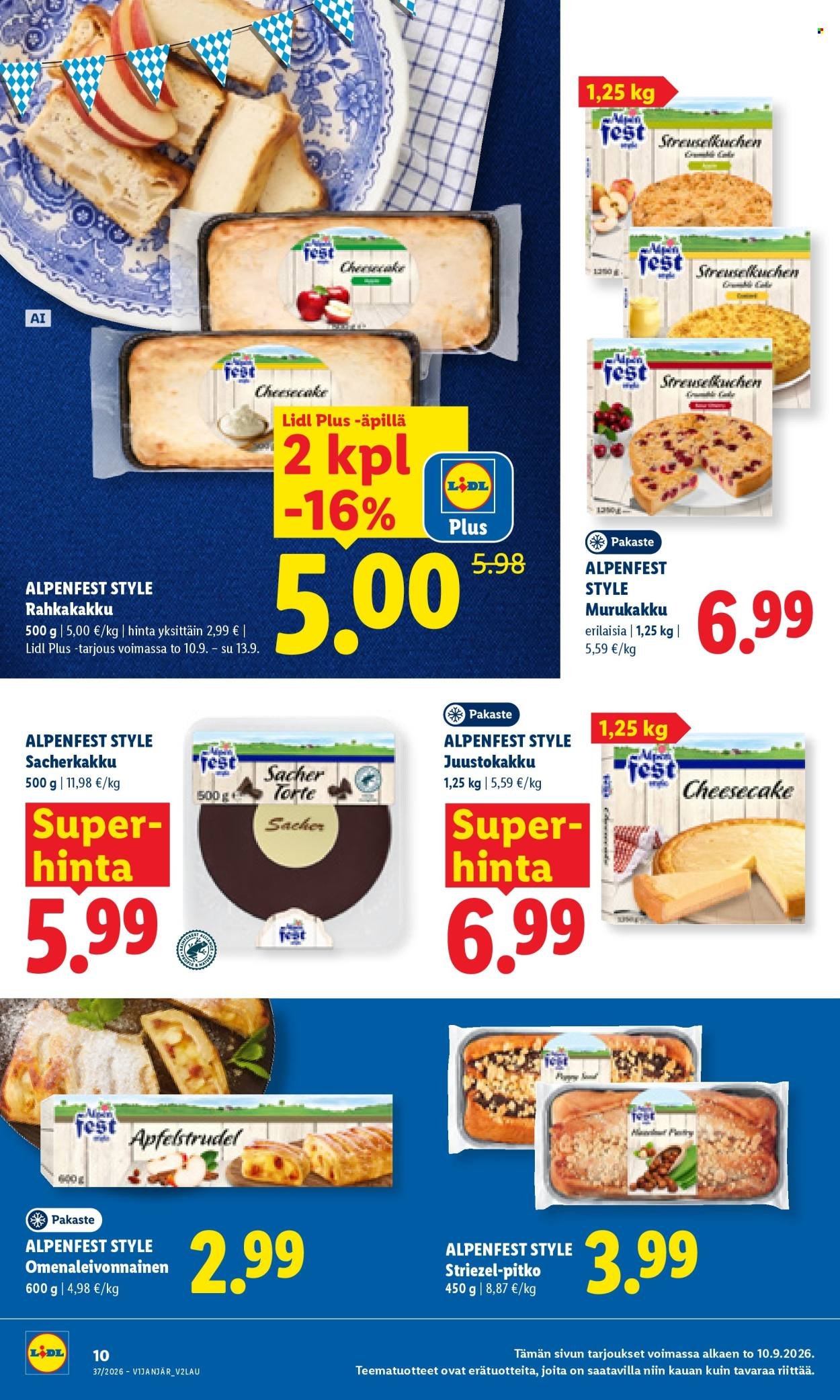 LIDL tarjoukset - Alkaen TO 10.9.2026